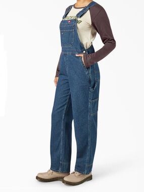 Dickies  Fit Bib Overalls Blue